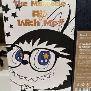 Brand new labubu flip w me not open yet